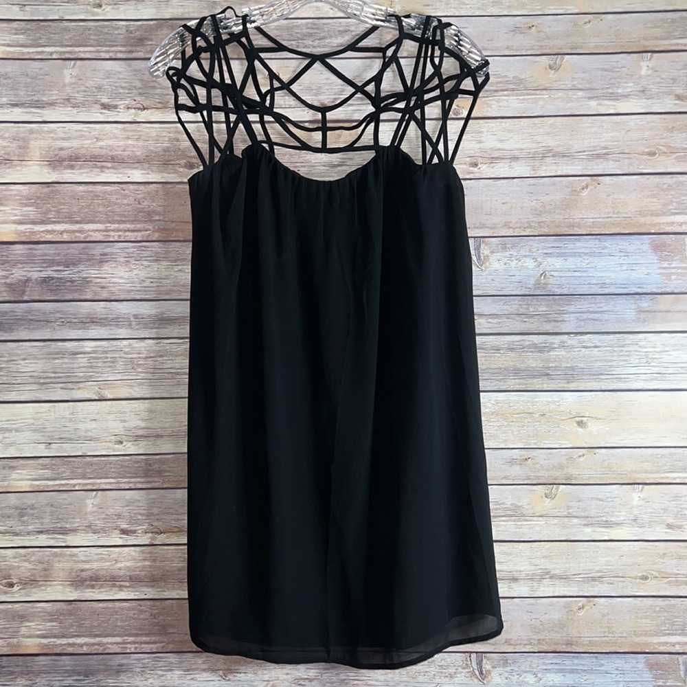 Unique Black Mini Dress Size Small